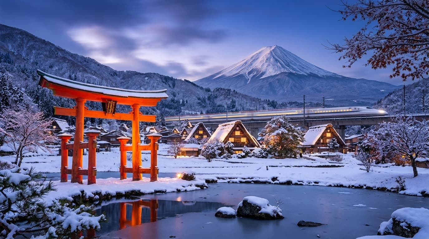Japan in December: Snow, Lights & New Year Traditions